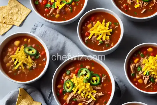 Slow Cooker Chicken Taco Soup