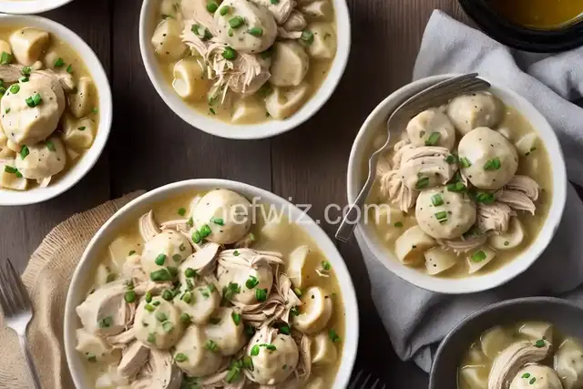 Slow Cooker Chicken and Dumplings