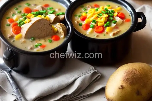 Slow Cooker, Easy Baked Potato Soup