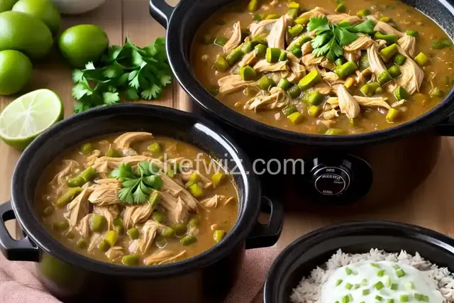 Slow Cooker Green Chile Chicken