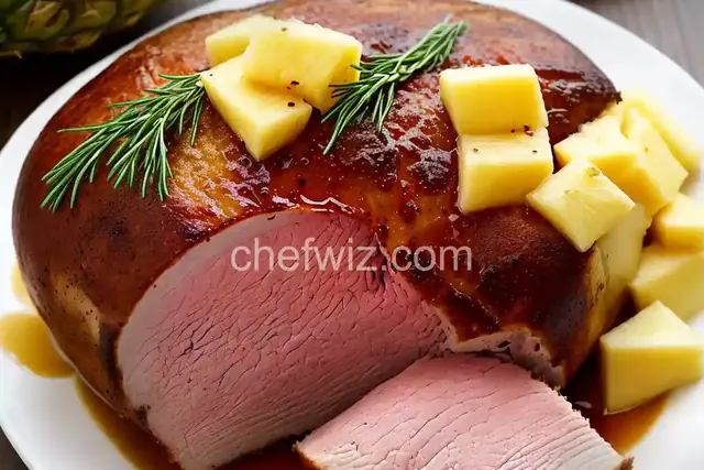 Slow Cooker Ham with Pineapple