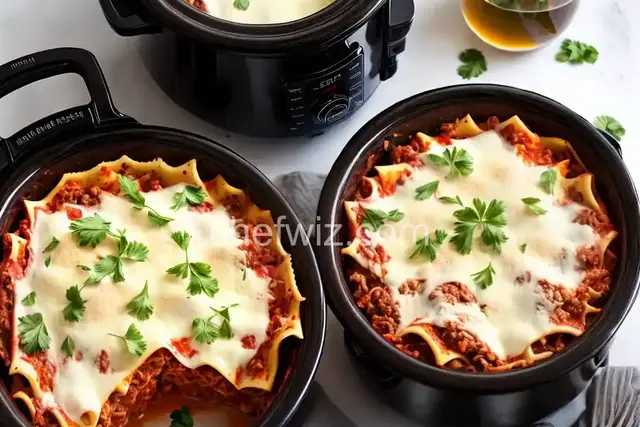 Slow Cooker Lasagna
