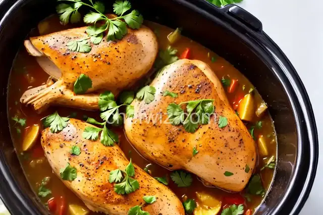 Slow Cooker Lime Cilantro Chicken