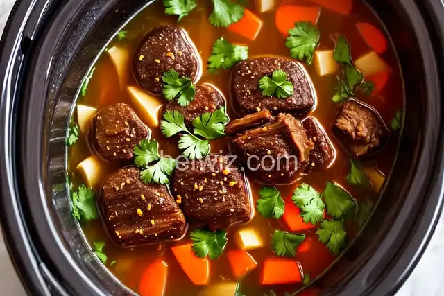 Slow Cooker Oxtail Soup