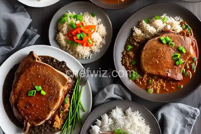 Slow Cooker Pork Chops and Rice
