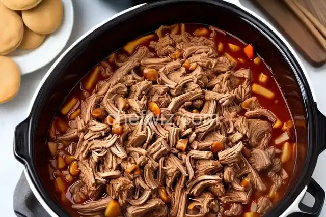 Slow Cooker Root Beer Pulled Pork