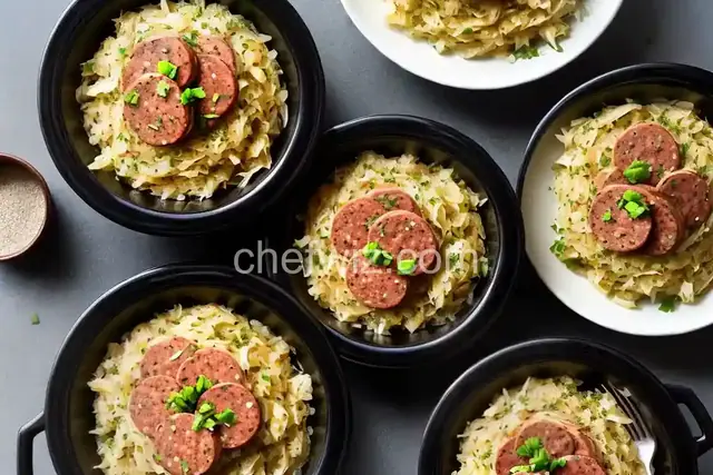 Slow Cooker Sauerkraut and Sausage