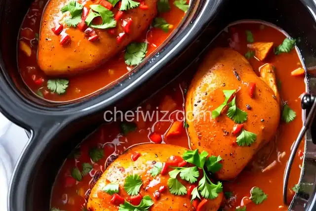 Slow Cooker Spicy Chicken