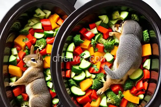 Slow Cooker Squirrel and Veggies