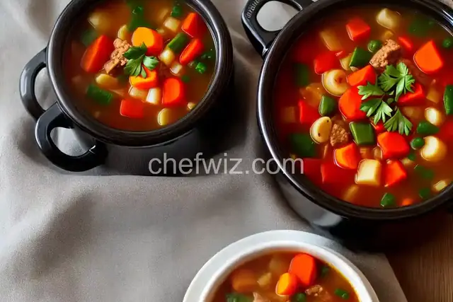 Slow Cooker Vegetable Soup