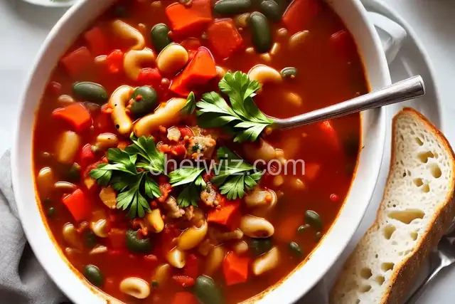 Slow Cooker Vegetarian Minestrone