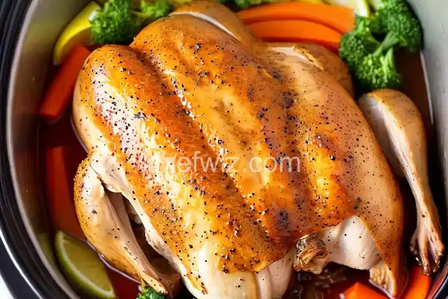 Slow Cooker Whole Chicken