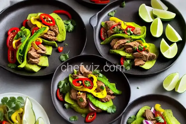 Smoky Avocado Fajitas (Meatless)