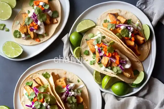 Soft Mahi Mahi Tacos with Ginger-Lime Dressing
