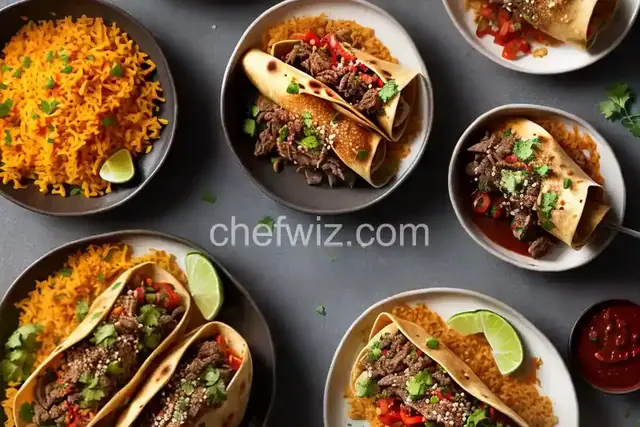 Spicy Beef Burritos