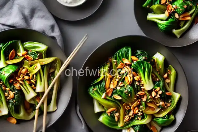 Spicy Bok Choy in Garlic Sauce