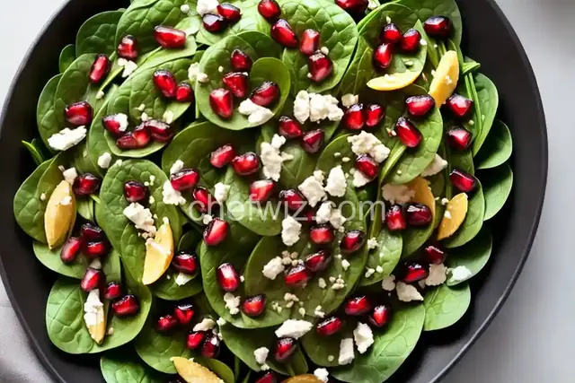 Spinach Pomegranate Salad