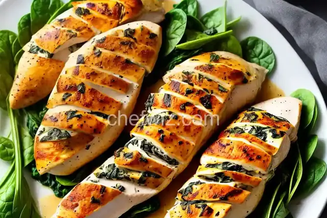 Spinach Stuffed Chicken Breast