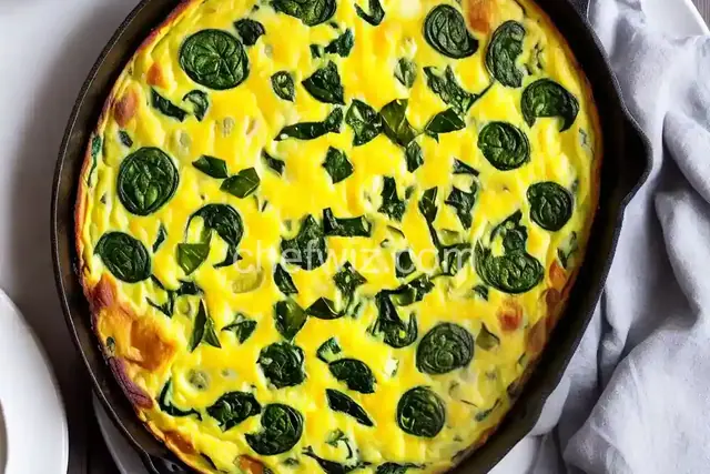 Spinach and Potato Frittata