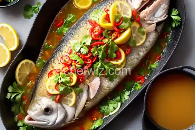 Steamed Fish with Ginger