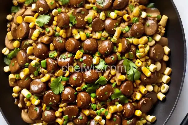 Stir-Fried Mushrooms with Baby Corn