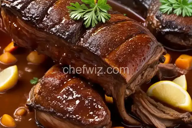 Stout-Braised Lamb Shanks