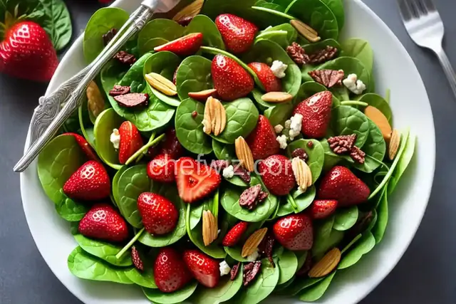 Strawberry Spinach Salad