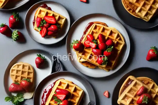 Strawberry Waffles