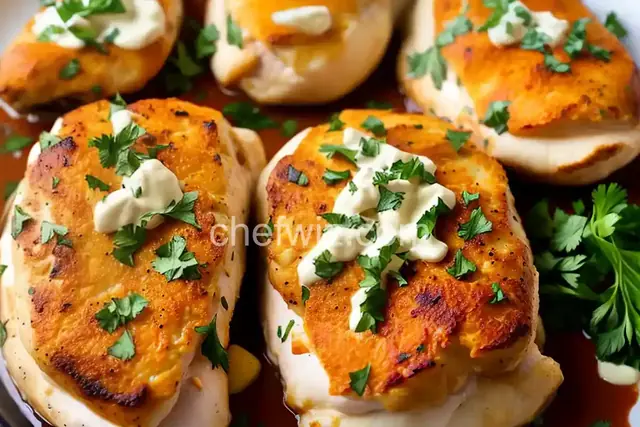 Stuffed Asiago Chicken Breasts