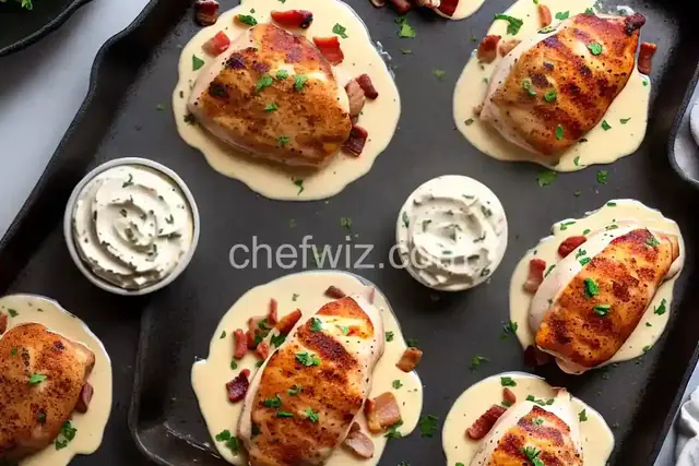 Stuffed Chicken Breasts with Bacon and Cream Cheese