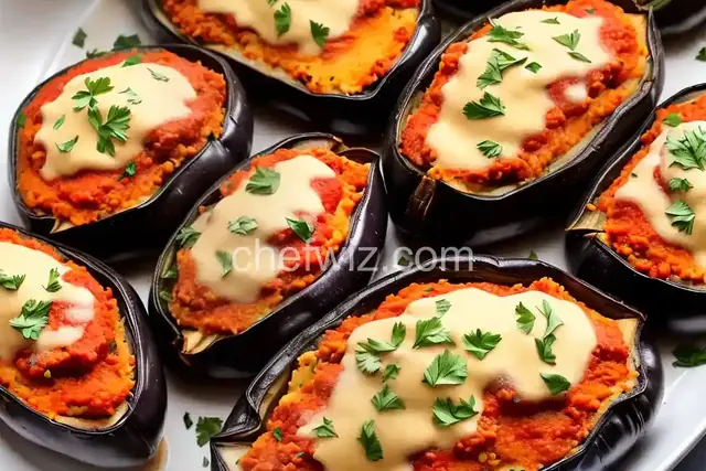 Stuffed Eggplant Parmesan