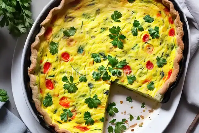 Summer Garden Crustless Quiche