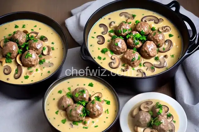 Swedish Meatballs with Cream of Mushroom Soup