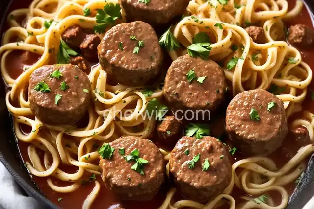 Swedish Meatballs with Noodles