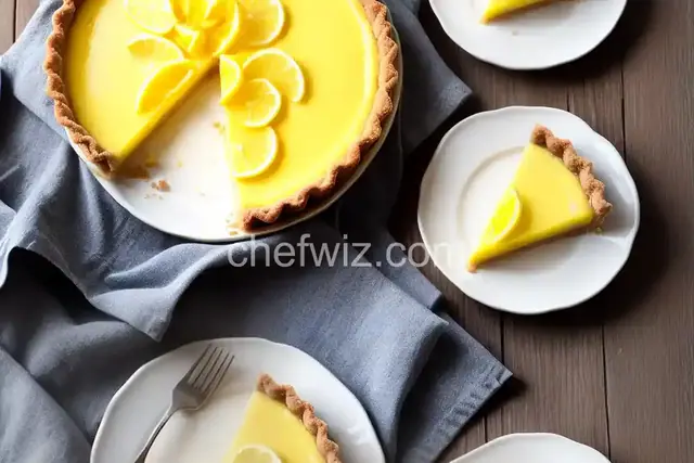 Sweet and Simple Lemon Tart