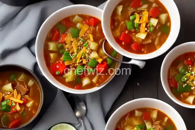 Sweet and Sour Cabbage Soup