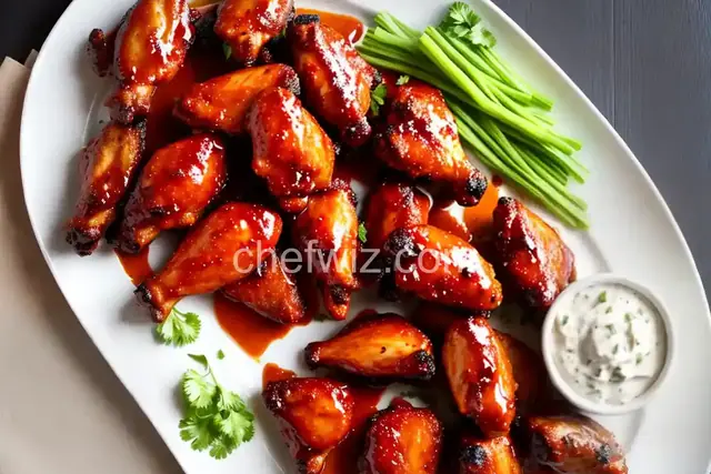 Sweet and Spicy BBQ Chicken Wings