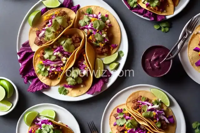 Tacos de Jamaica (Vegan Hibiscus Tacos)