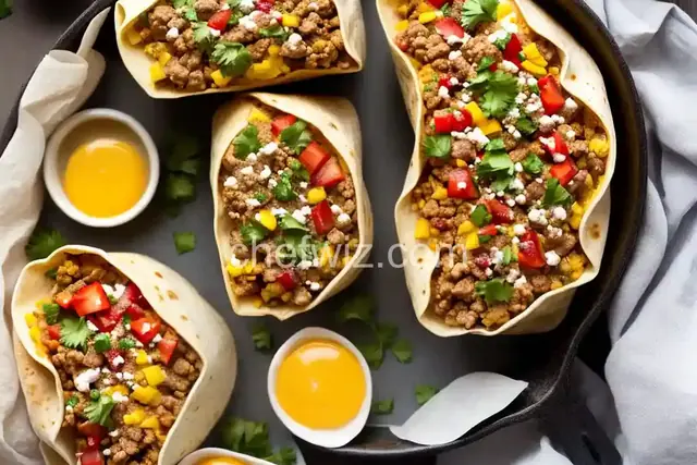 Tasty Breakfast Burritos