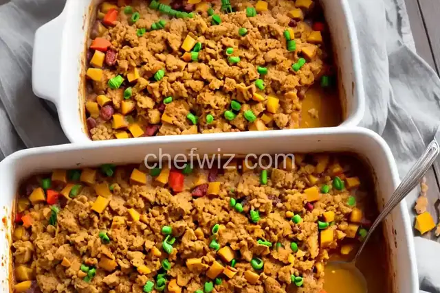 Thanksgiving Leftovers Casserole