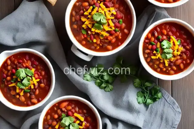 Three-Bean Vegetarian Chili