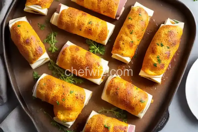 Three Cheese Ham Involtini
