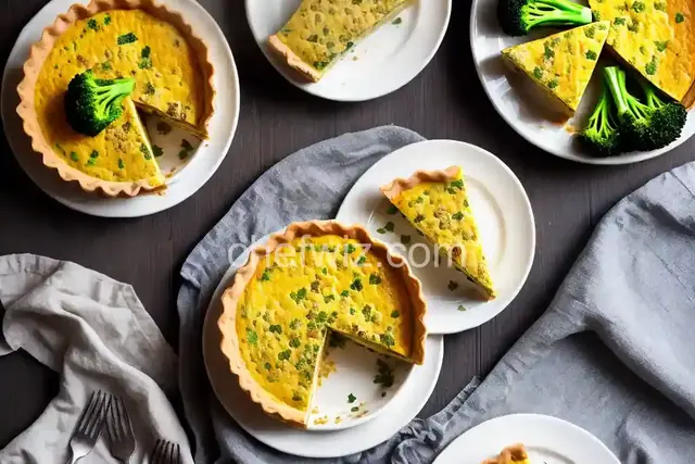 Tofu Quiche with Broccoli