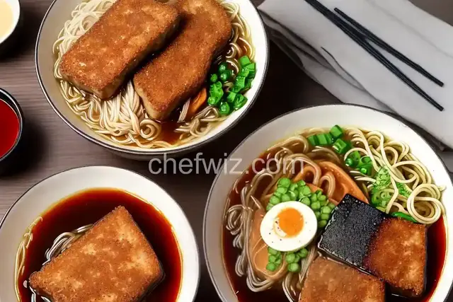 Tonkatsu Shoyu Ramen (Pork Cutlet Soy Sauce Ramen)