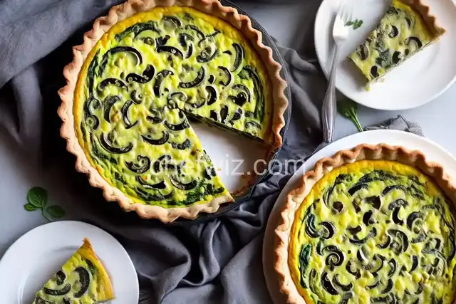 Transformed Spinach Mushroom Quiche
