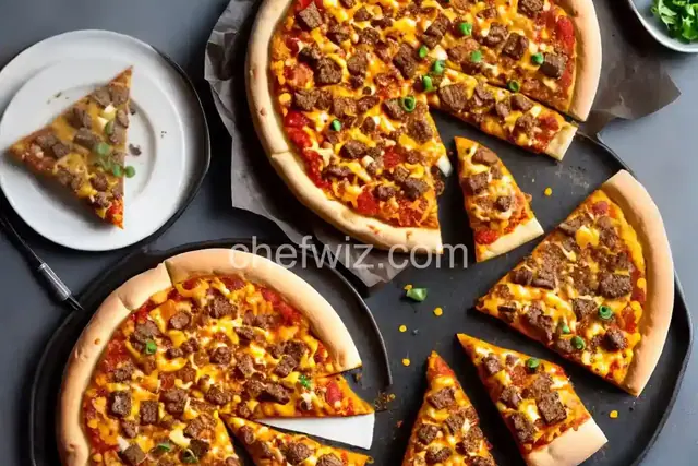 True Cheeseburger Pizza