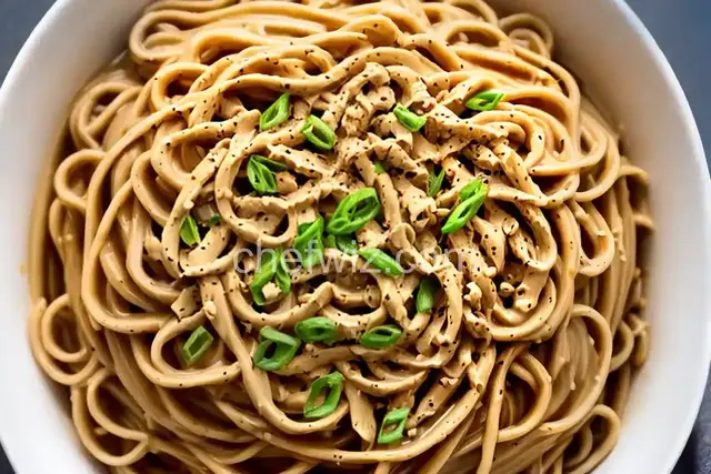 Udon Peanut Butter Noodles