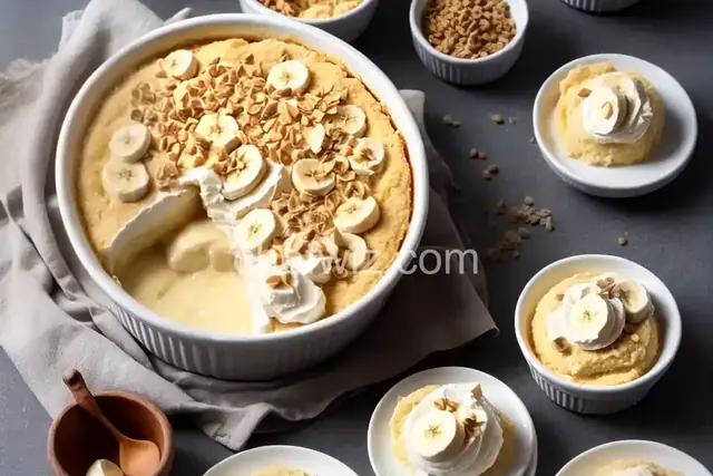 Uncooked Banana Pudding