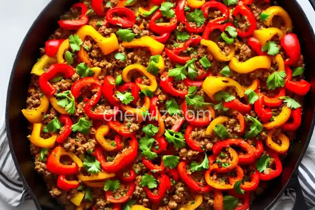 Unstuffed Pepper Skillet