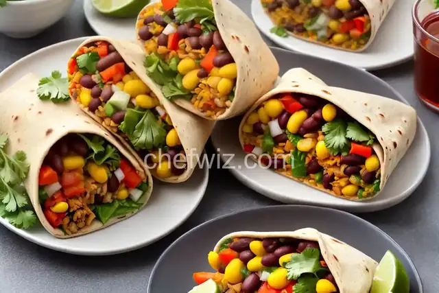Vegetarian Bean Burritos
